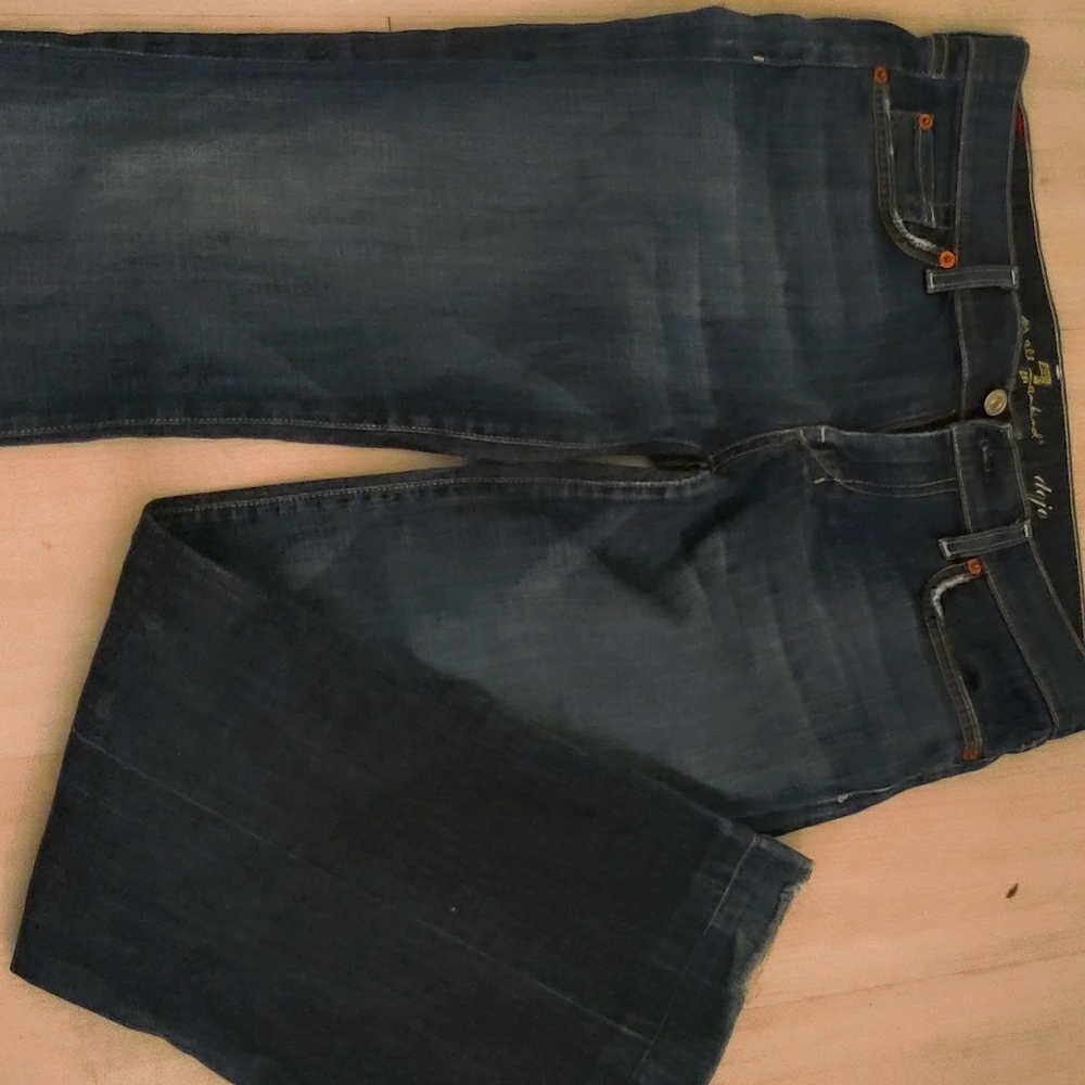 For All Man Kind dark grey jeans